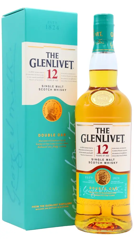 Glenlivet - 12 year old Speyside Single Malt Scotch Whisky 70cl 40% ABV
