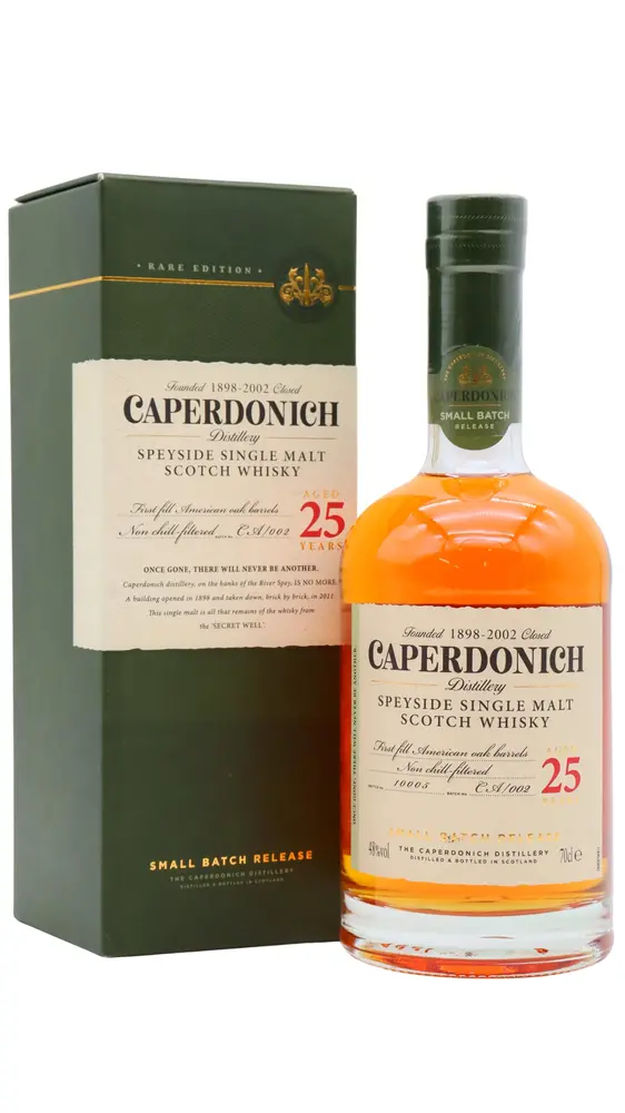 Caperdonich (silent) - 25 year old Secret Speyside Single Malt Scotch Whisky 70cl 48% ABV