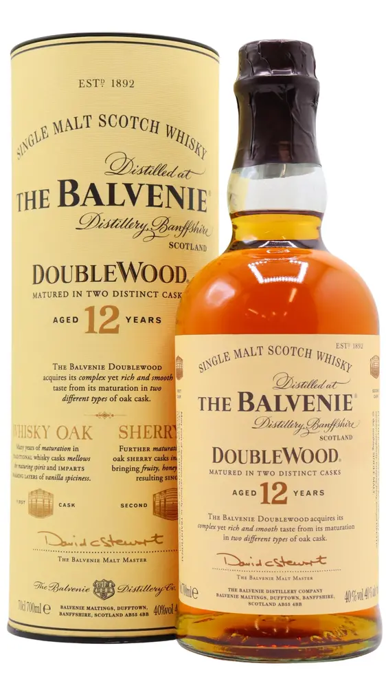 Balvenie - 12 year old DoubleWood Single Malt Scotch Whisky 70cl 40% ABV