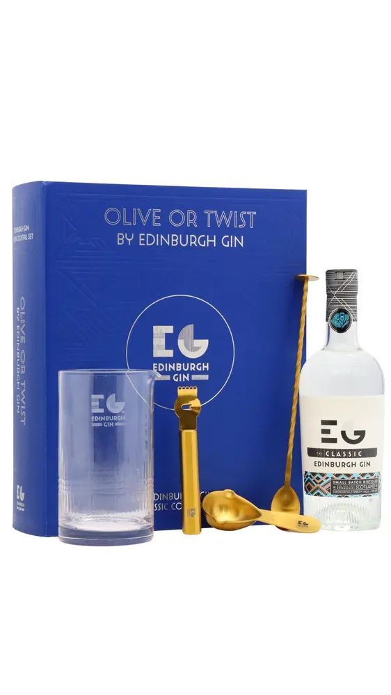 Edinburgh Gin - Classic Gin 70cl 40% ABV Ultimate Cocktail Gift Pack