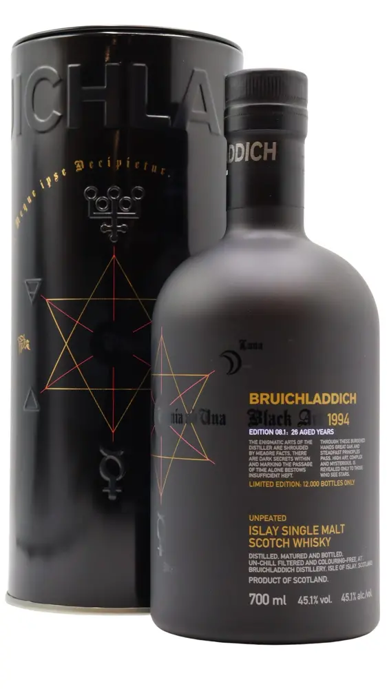 Bruichladdich - 26 year old Black Art 8.1 Islay Single Malt Scotch 1994 Whisky 70cl 45.1% ABV