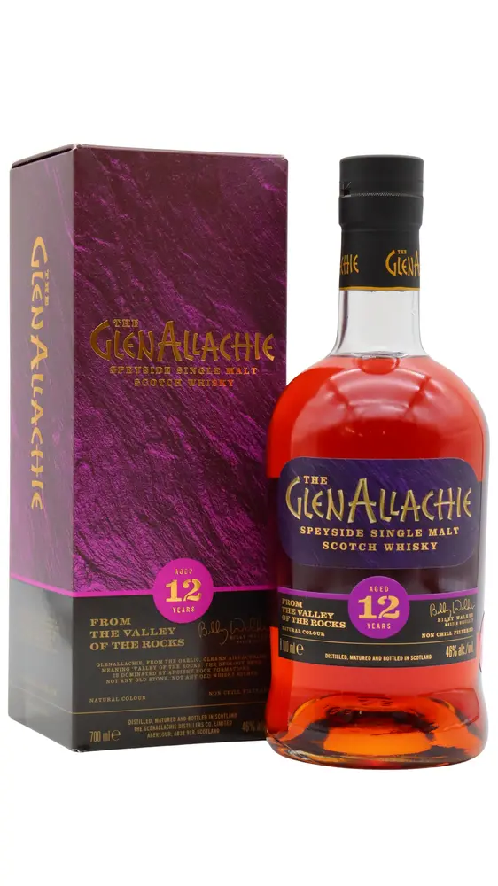 GlenAllachie - 12 year old Speyside Single Malt Scotch Whisky 70cl 46% ABV (Old Bottling)