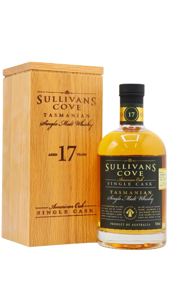 Sullivans Cove - 17 year old American Oak Single Cask #HH0317 2000 Whisky 70cl 47.5% ABV