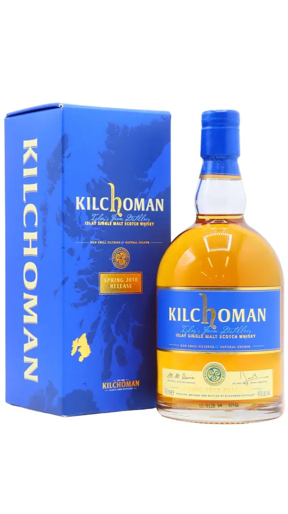 Kilchoman - 3 year old Spring 2010 Islay Single Malt Scotch 2007 Whisky 70cl 46% ABV