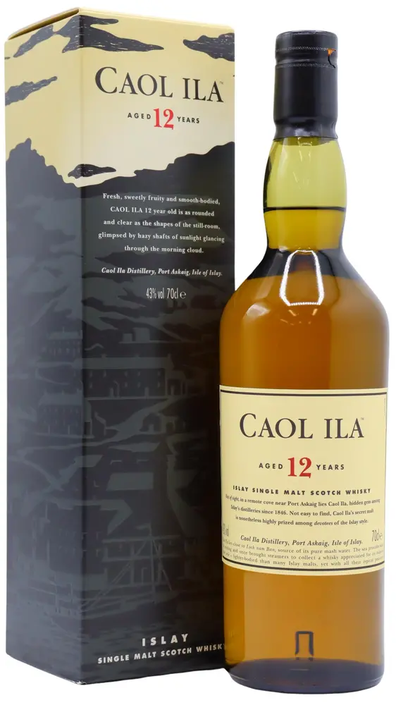 Caol Ila - 12 year old Islay Single Malt Scotch Whisky 70cl 43% ABV