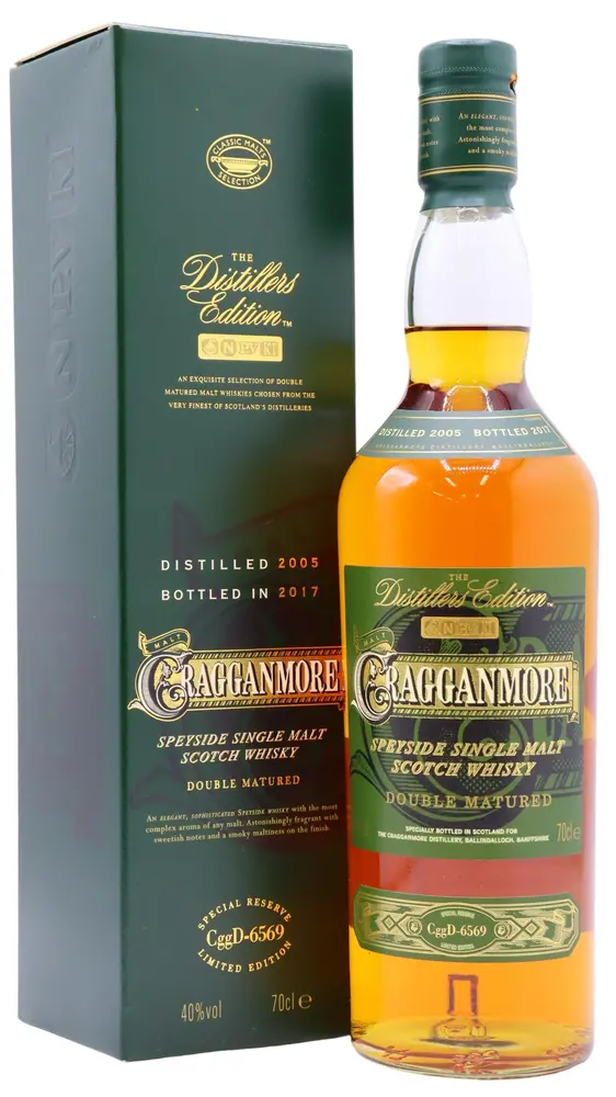 Cragganmore - 12 year old 2017 Distillers Edition Single Malt Scotch 2005 Whisky 70cl 40% ABV