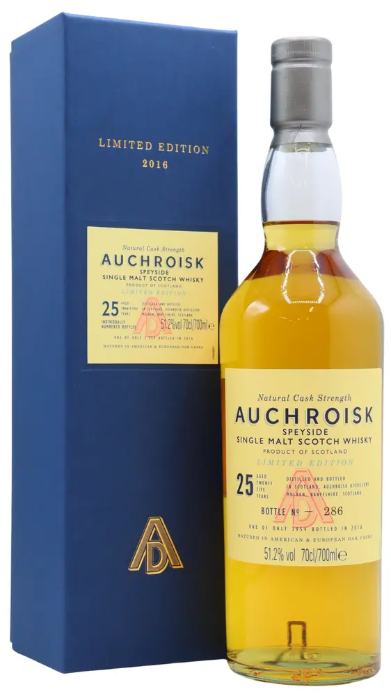 Auchroisk - 25 year old 2016 Special Release Single Malt Scotch 1990 Whisky 70cl 51.2% ABV