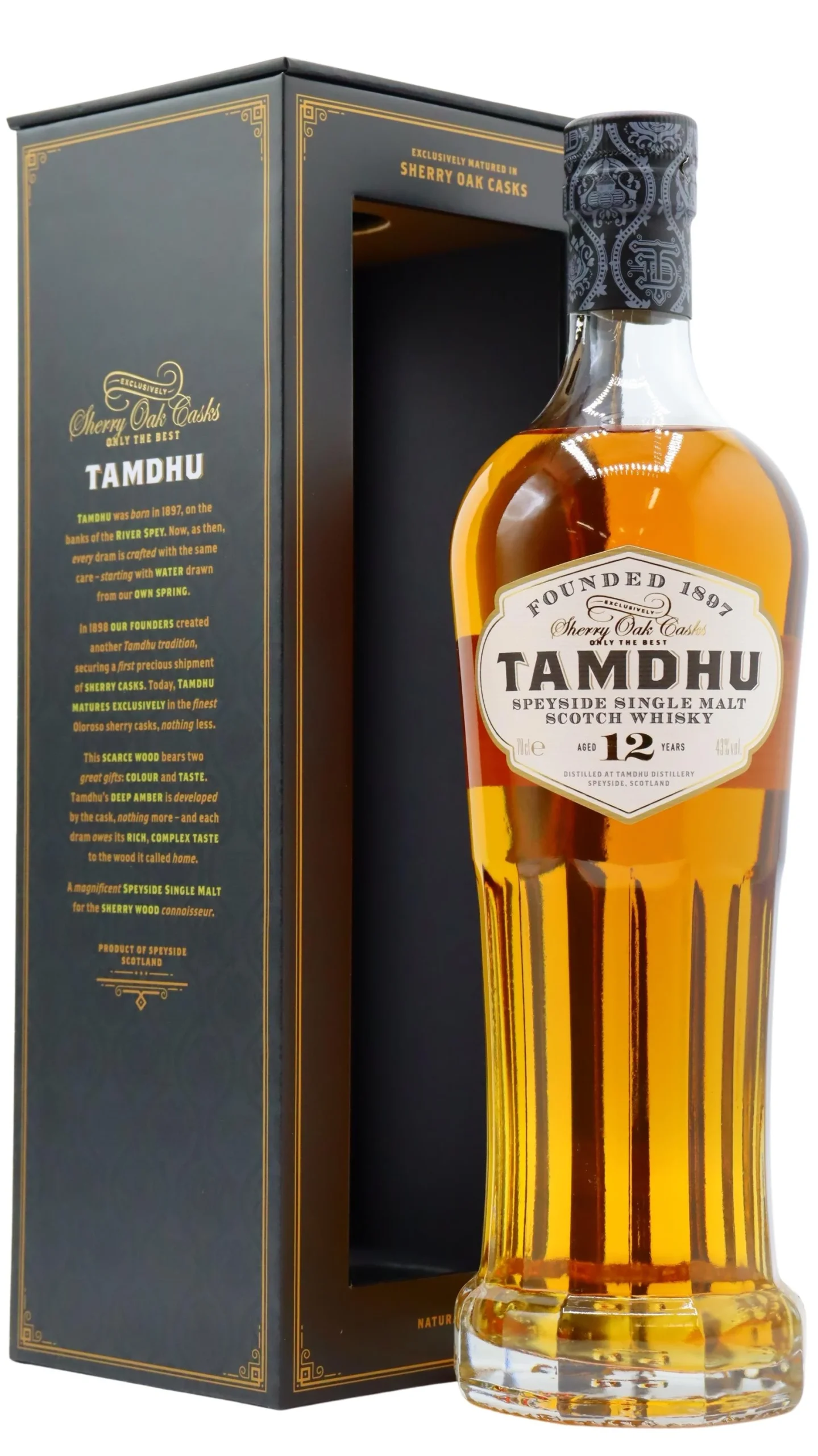 Tamdhu - 12 year old Speyside Single Malt Scotch Whisky 70cl 43% ABV