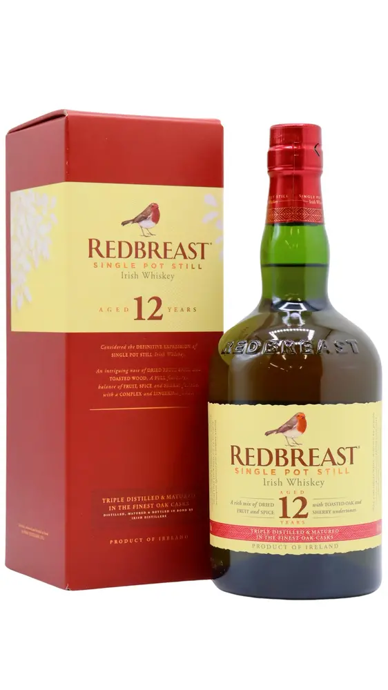 Redbreast - 12 year old Single Pot Still Irish Whiskey 70cl 40% ABV