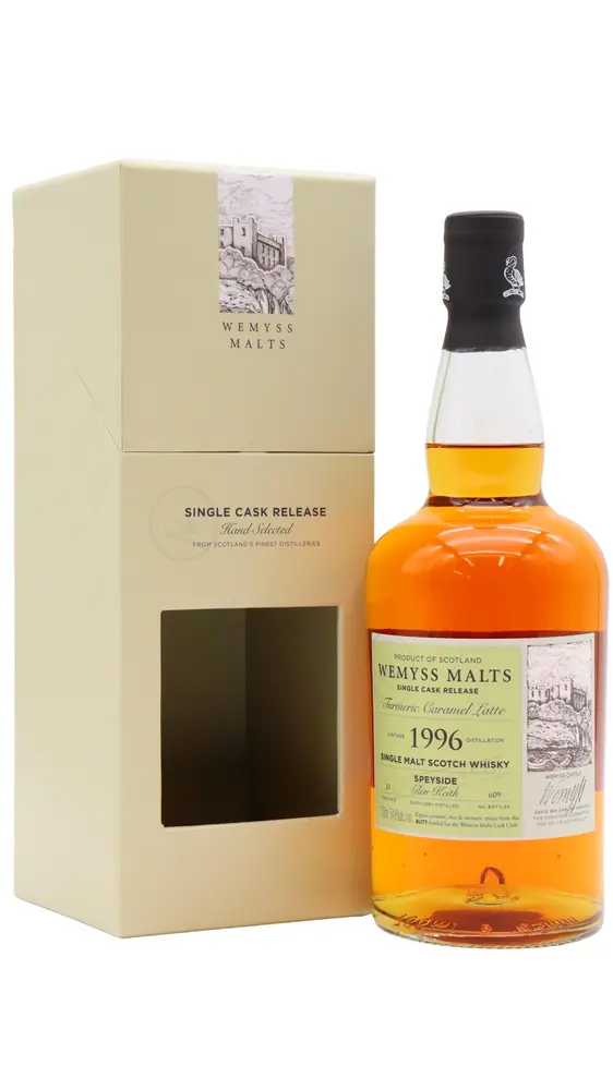 Glen Keith - 23 year old Wemyss Malts - Turmeric Caramel Latte Single Cask 1996 Whisky 70cl 54.6% ABV