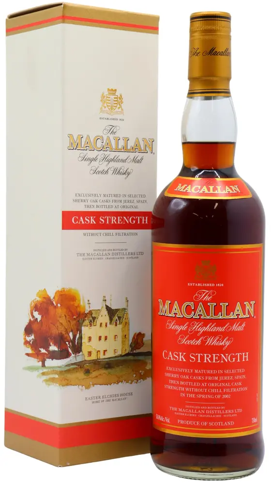 The Macallan - Cask Strength Red Label Single Malt Scotch Whisky 75cl 58.6% ABV (USA Edition)