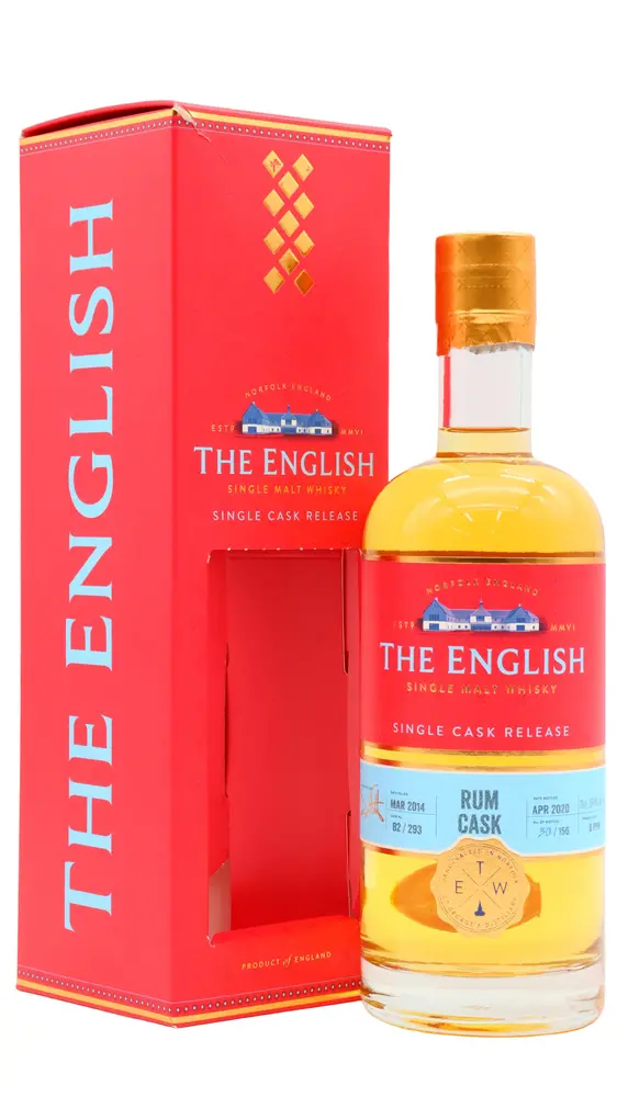 The English - 6 year old Single Cask #B2 / 293 2014 Whisky 70cl 59.9% ABV