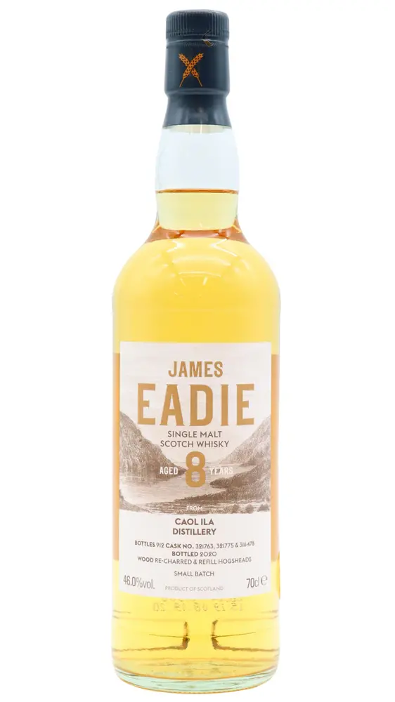 Caol Ila - 8 year old James Eadie Small Batch Release Single Malt Scotch Whisky 70cl 46% ABV