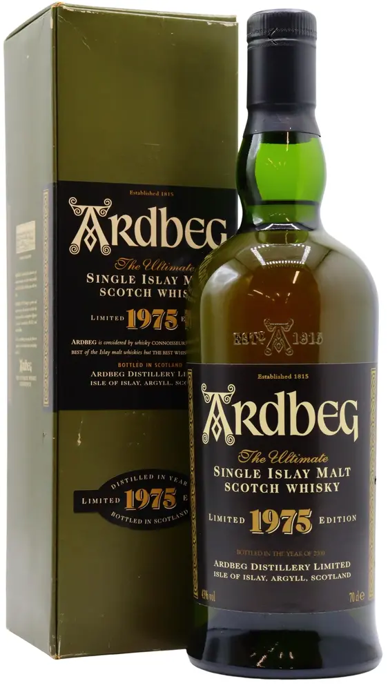 Ardbeg - 24 year old Limited Edition Single Malt Scotch 1975 Whisky 70cl 43% ABV