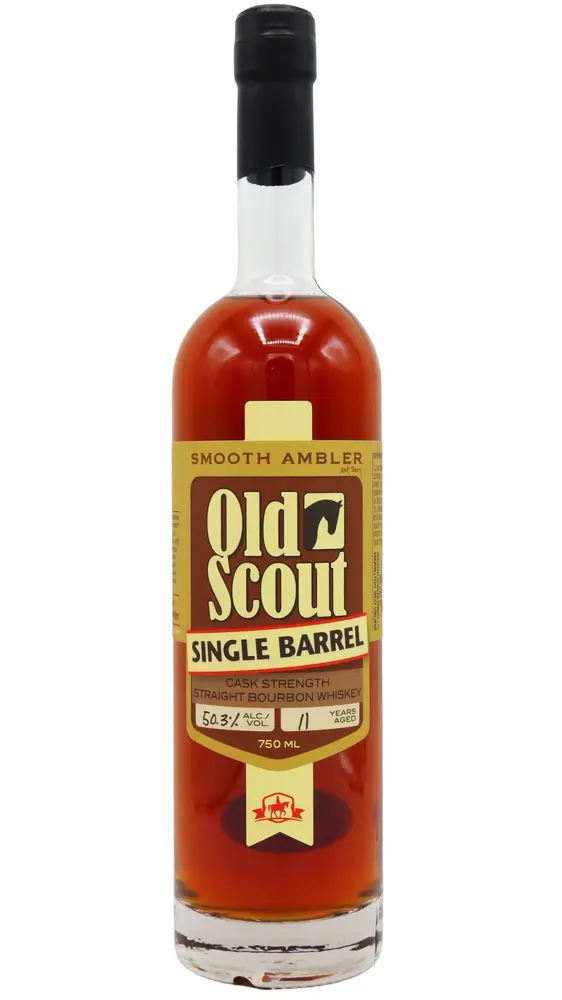 Smooth Ambler - 11 year old Old Scout Single Barrel Bourbon Whiskey 75cl 50.3% ABV