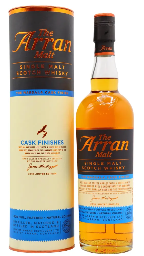 Arran - Marsala Cask Finish Single Malt Scotch Whisky 70cl 50% ABV (Old Bottling)