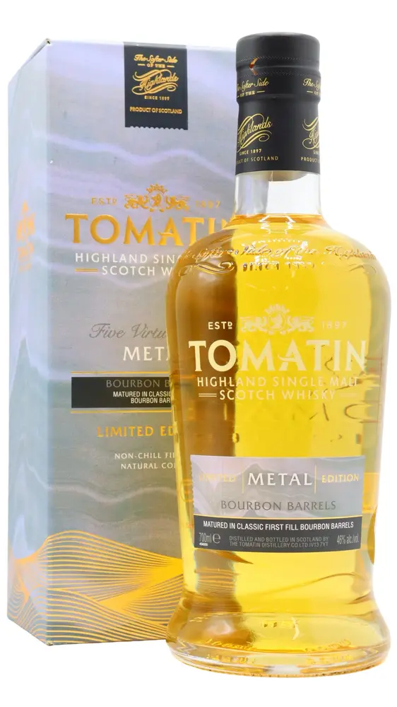 Tomatin - Five Virtues - Metal Highland Single Malt Scotch Whisky 70cl 46% ABV
