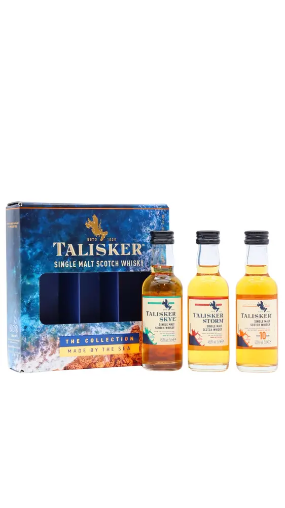 Talisker - Made By The Sea Single Malt Scotch Whisky 5cl x 3 45.8% ABV Miniature Gift Pack