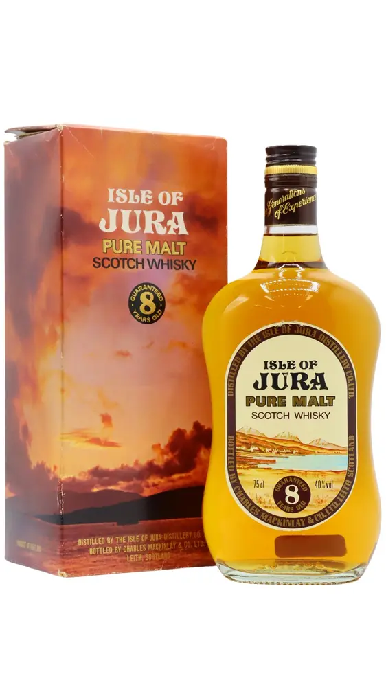 Jura - 8 year old Pure Malt Scotch Whisky 75cl 40% ABV (1980's Bottling)