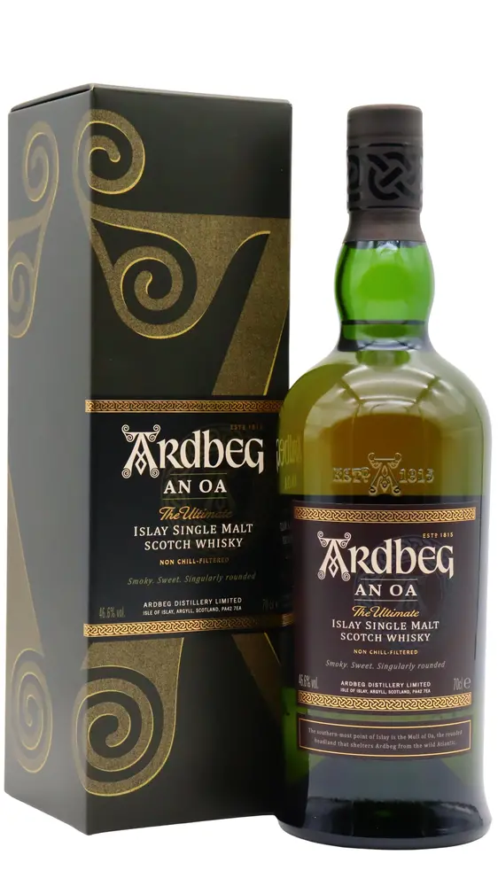 Ardbeg - AN OA Islay Single Malt Scotch Whisky 70cl 46.6% ABV