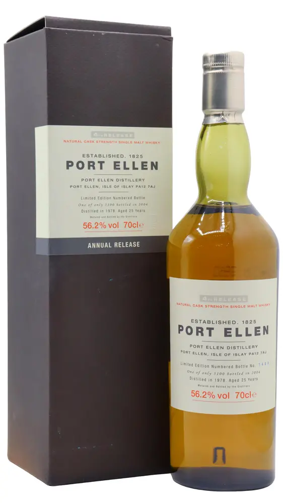 Port Ellen (silent) - 25 year old 4th Release Islay Single Malt Scotch 1978 Whisky 70cl 56.2% ABV