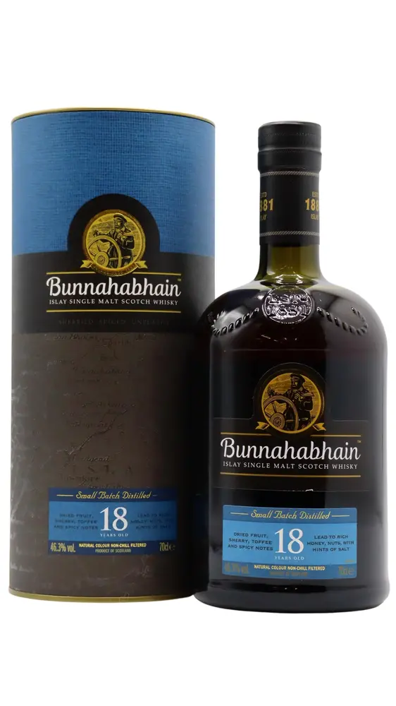 Bunnahabhain - 18 year old Islay Single Malt Scotch Whisky 70cl 46.3% ABV