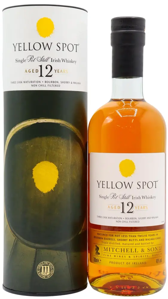 Yellow Spot - 12 year old Single Pot Still Irish Whiskey 70cl 46% ABV