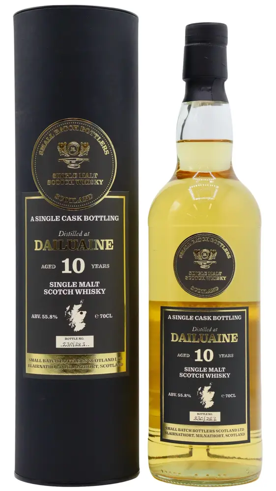 Dailuaine - 10 year old Small Batch Bottlers Single Cask Scotch Whisky 70cl 55.8% ABV