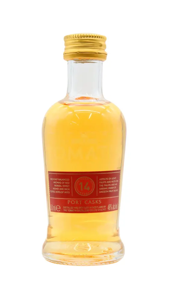 Tomatin - 14 year old Highland Single Malt Scotch Whisky 5cl 46% ABV Miniature