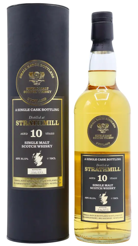 Strathmill - 10 year old Small Batch Bottlers Single Cask Scotch Whisky 70cl 61.5% ABV