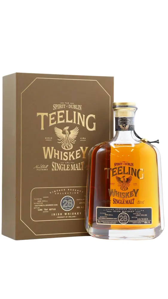 Teeling - 28 year old Vintage Reserve Collection Single Malt Whiskey 70cl 46% ABV