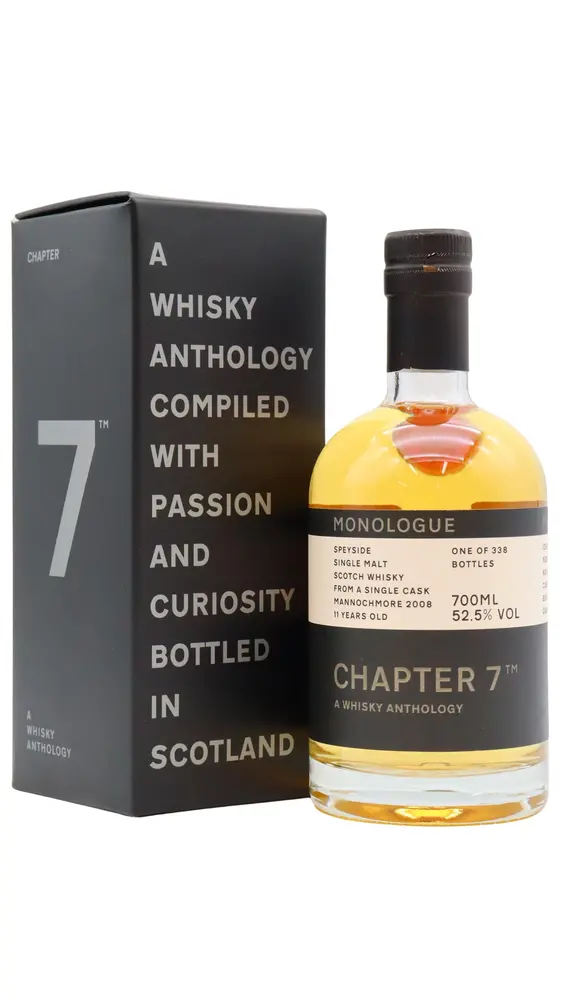 Mannochmore - 11 year old Chapter 7 Single Cask #16612 2008 Whisky 70cl 52.5% ABV