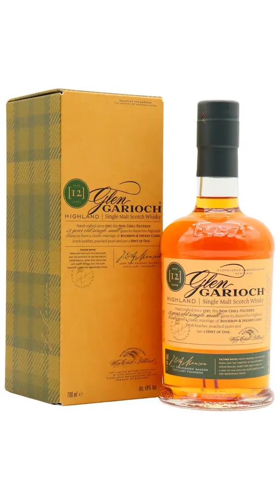 Glen Garioch - 12 year old Highland Single Malt Scotch Whisky 70cl 48% ABV