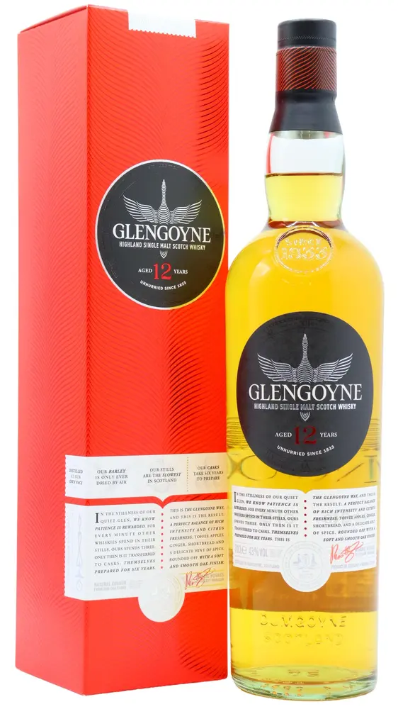 Glengoyne - 12 year old Highland Single Malt Scotch Whisky 70cl 43% ABV