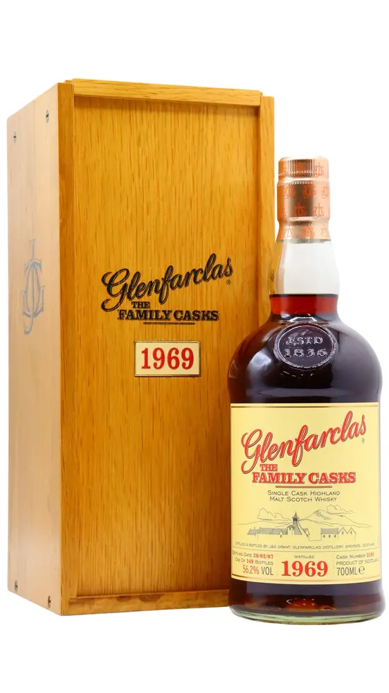 Glenfarclas - 37 year old The Family Casks #3184 1969 Whisky 70cl 56.2% ABV