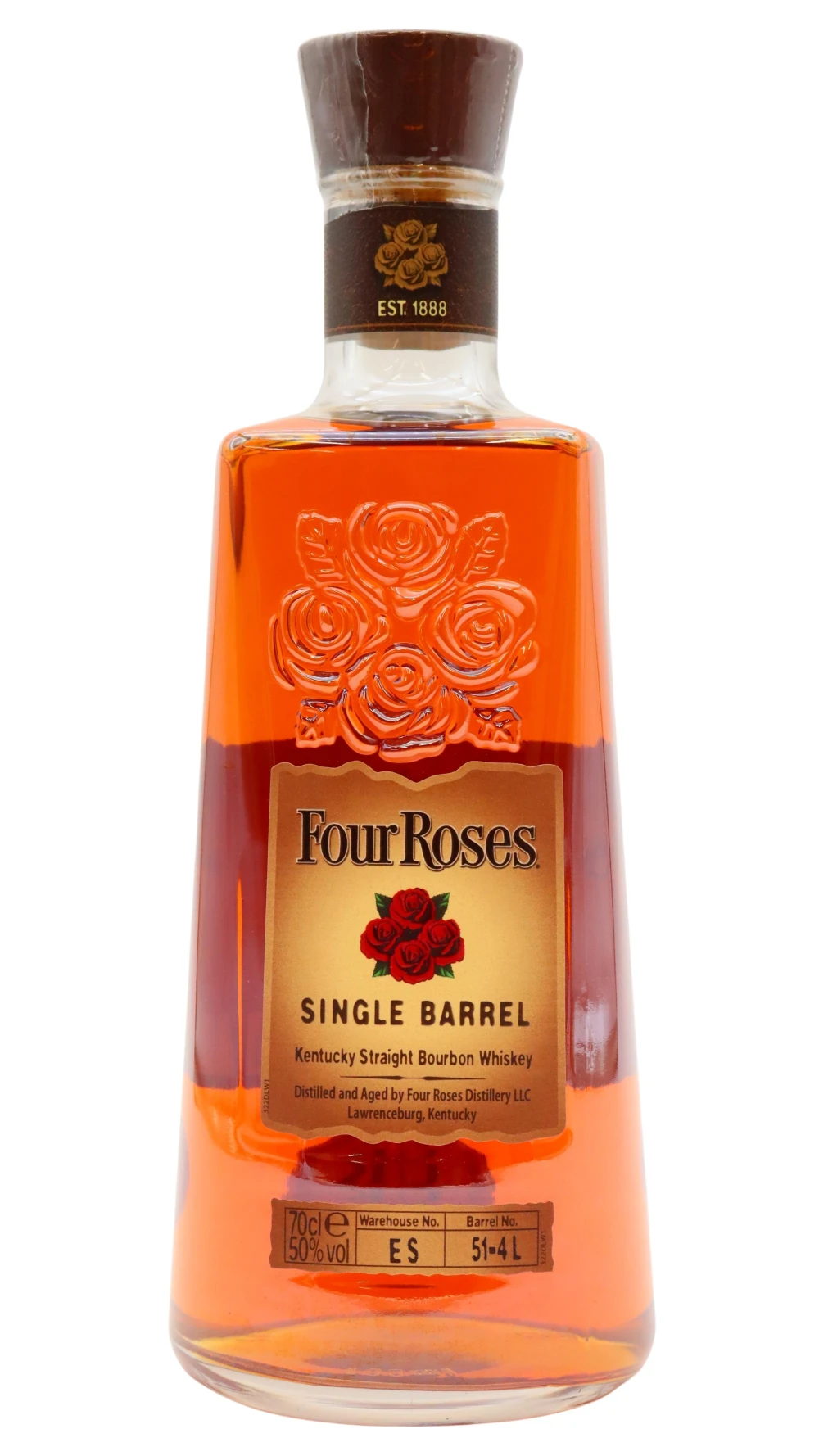 Four Roses - Single Barrel 100 Proof Kentucky Straight Bourbon Whiskey 70cl 50% ABV