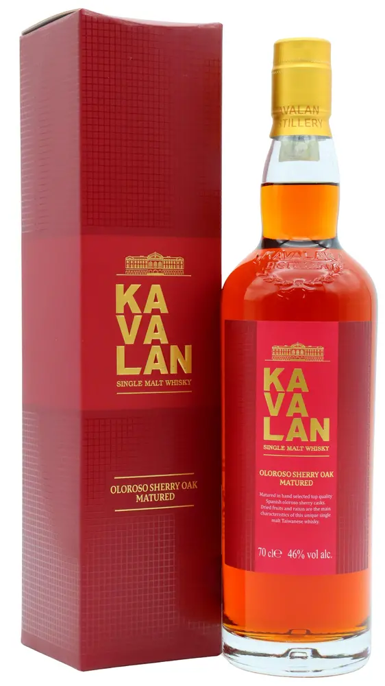 Kavalan - Oloroso Sherry Oak Single Malt Taiwanese Whisky 70cl 46% ABV