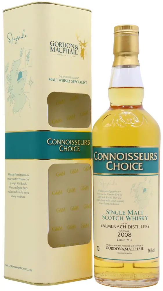 Balmenach - 8 year old Connoisseurs Choice Single Malt Scotch 2008 Whisky 70cl 43% ABV