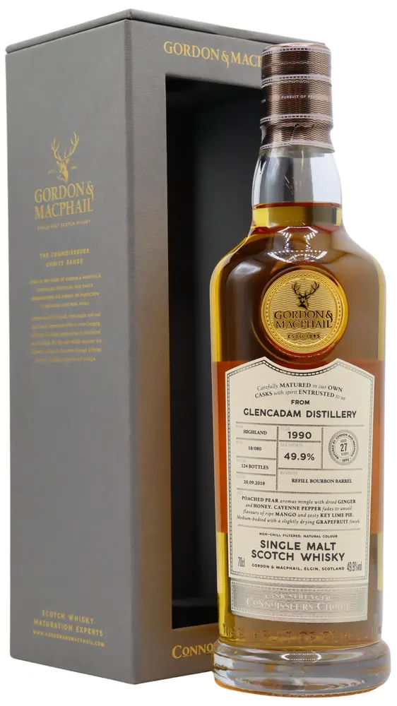 Glencadam - 27 year old Connoisseurs Choice Single Cask #18/080 1990 Whisky 70cl 49.9% ABV