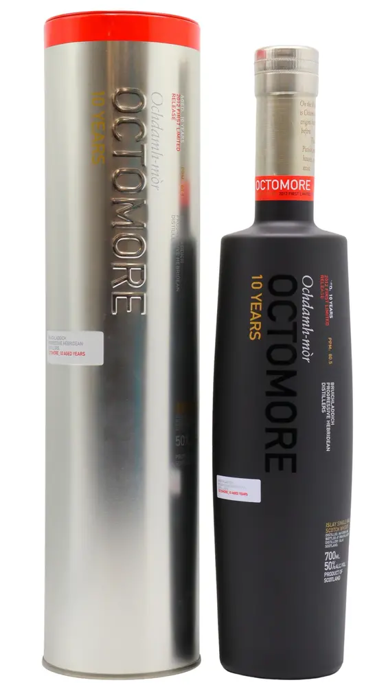 Octomore - 10 year old 1st Release Islay Single Malt 2002 Whisky 70cl 50% ABV