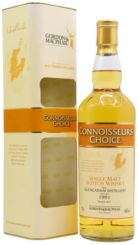 Glencadam - 21 year old Connoisseurs Choice Single Malt Scotch 1991 Whisky 70cl 46% ABV