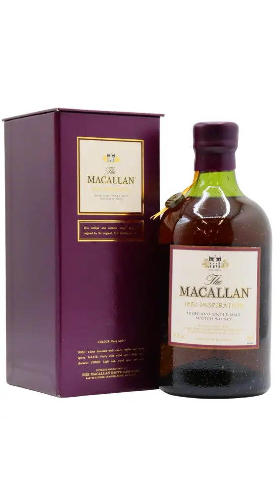 The Macallan - 1851 Inspiration Replica Single Malt Scotch Whisky 70cl 41.3% ABV