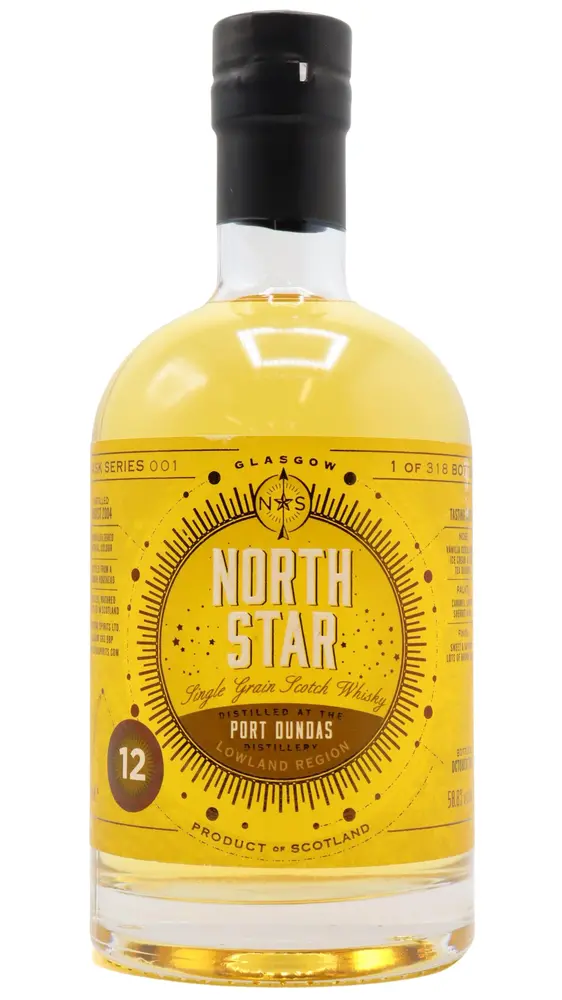 Port Dundas (silent) - 12 year old North Star Single Cask 2004 Whisky 70cl 58.8% ABV