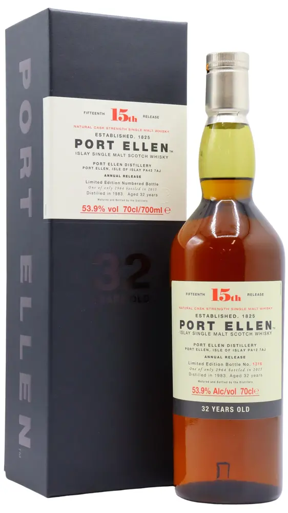 Port Ellen (silent) - 32 year old 15th Release Islay Single Malt Scotch 1983 Whisky 70cl 53.9% ABV