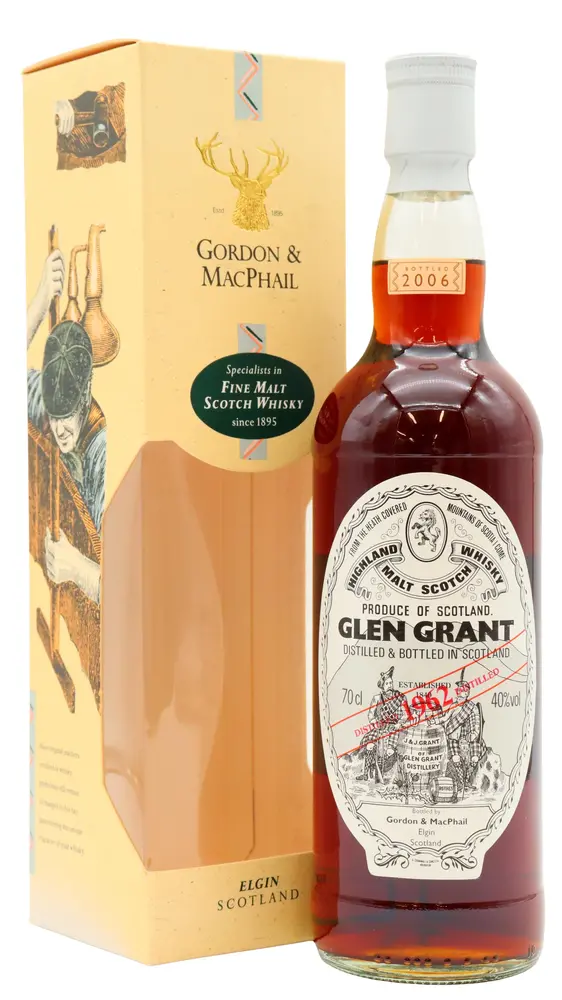 Glen Grant - 44 year old Gordon & MacPhail Speyside Single Malt Scotch 1962 Whisky 70cl 40% ABV