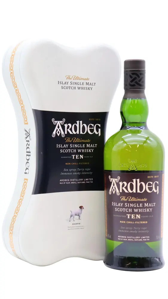 Ardbeg - 10 year old Ardbone" Islay Single Malt Scotch Whisky 70cl 46% ABV"