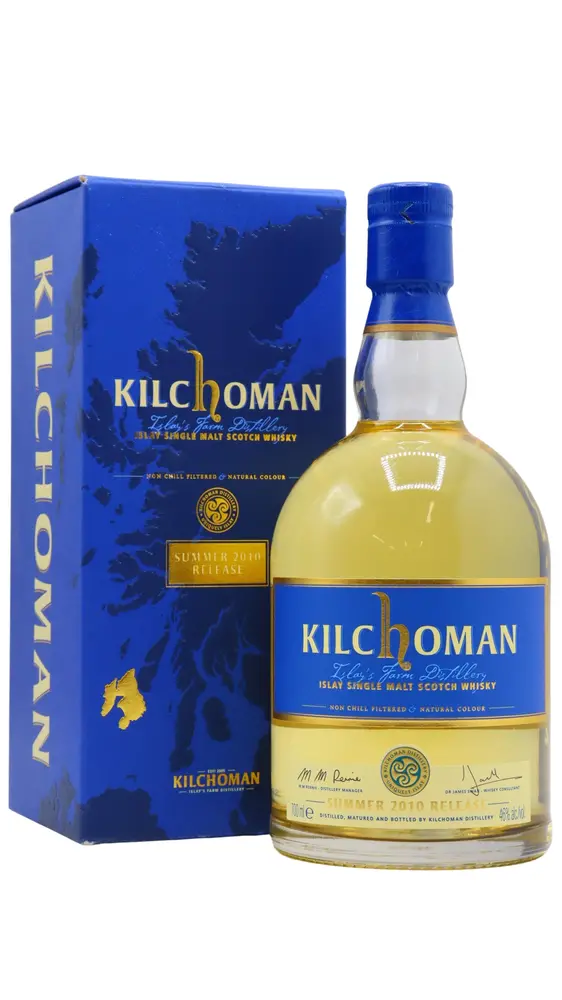 Kilchoman - 3 year old Summer 2010 Islay Single Malt Scotch 2007 Whisky 70cl 46% ABV