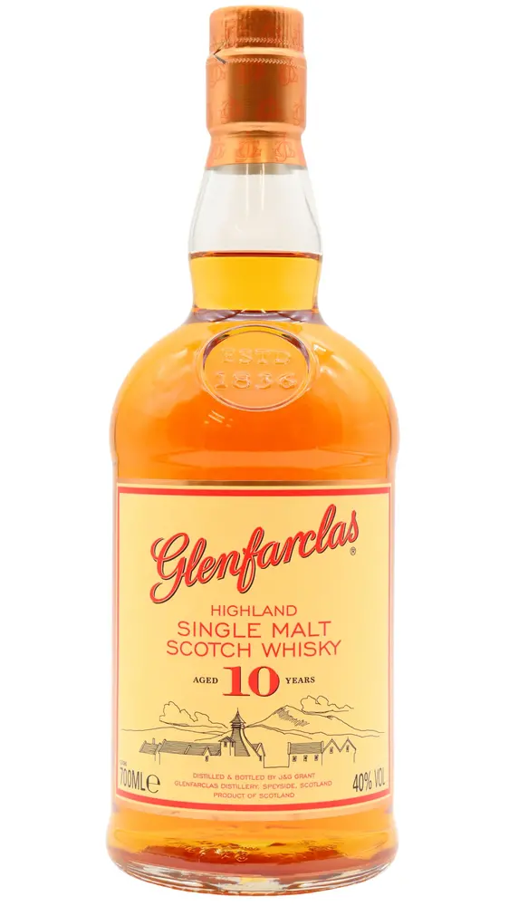 Glenfarclas - 10 year old Highland Single Malt Scotch Whisky 70cl 40% ABV