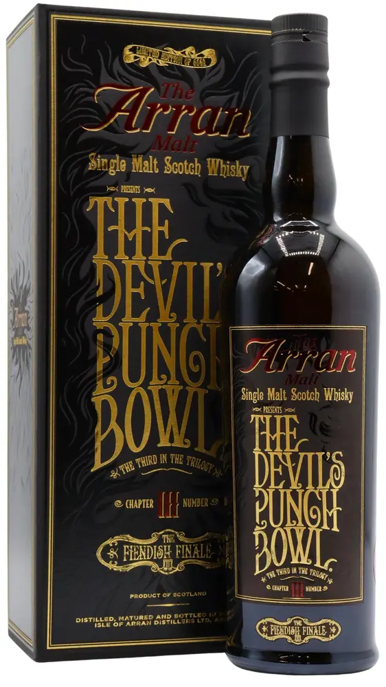 Arran - The Devils Punch Bowl Chapter 3 - Fiendish Finale Single Malt Scotch Whisky 70cl 53.4% ABV