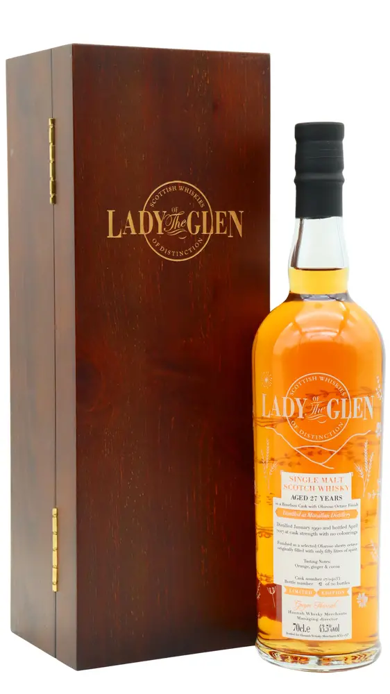 The Macallan - 27 year old Lady Of The Glen Single Cask 1990 Whisky 70cl 43.5% ABV